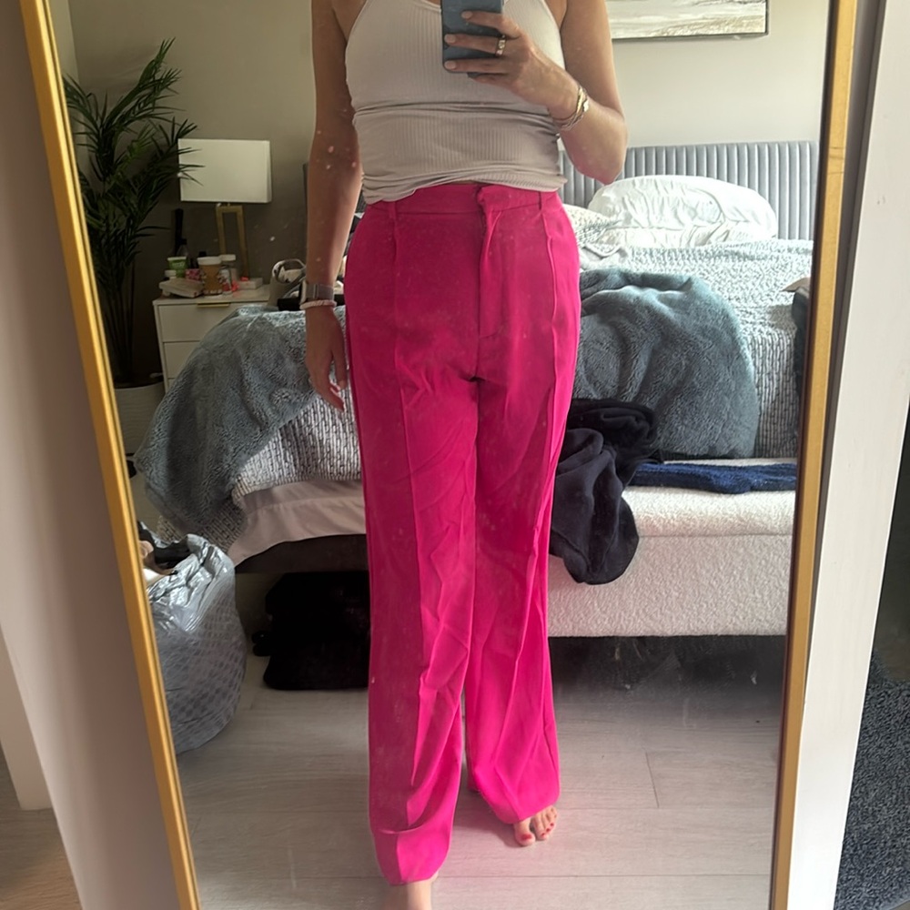 Bright Pink Zara Trousers